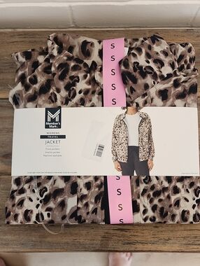 Leopard Print Travel Jacket, Small